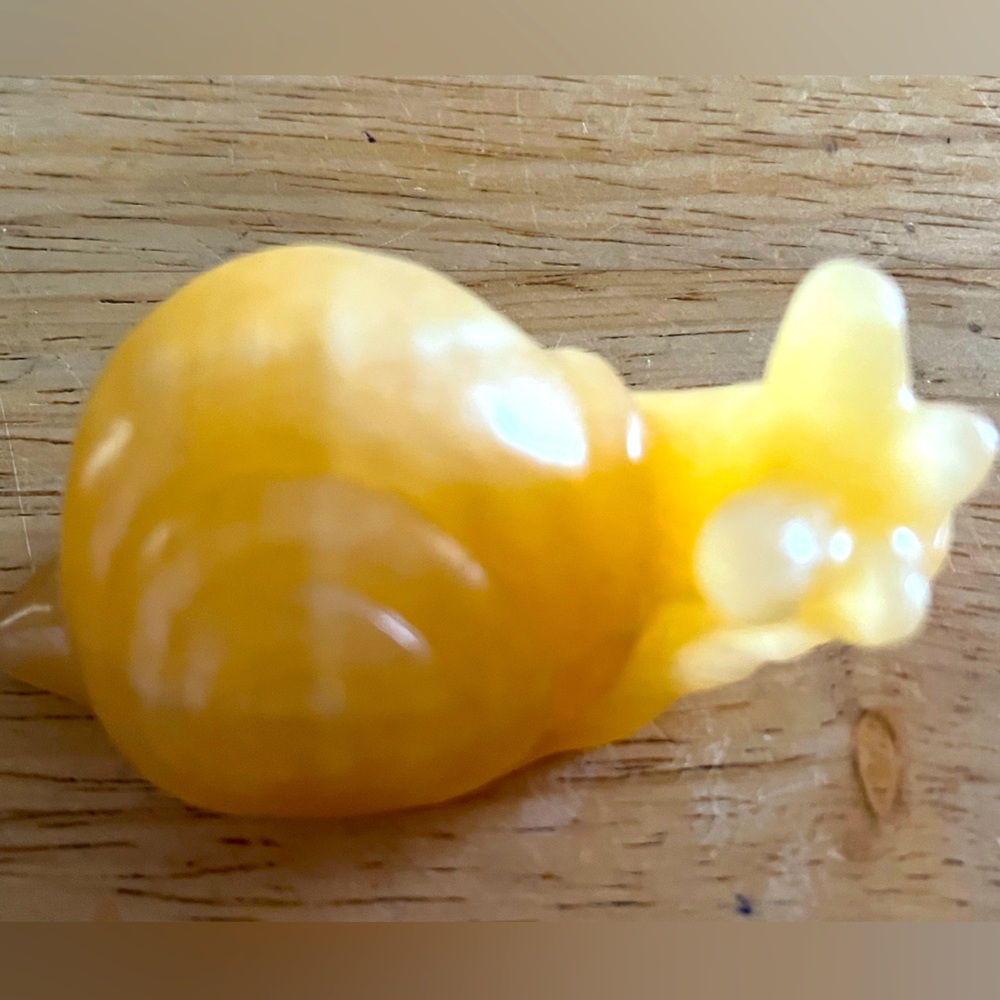 Honey Calcite Snail 113g